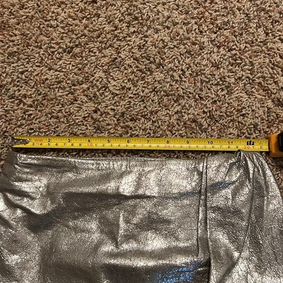 CHASING UNICORNS La Isla Bonita Leather Wrap Mini Skirt - Picture 9 of 10